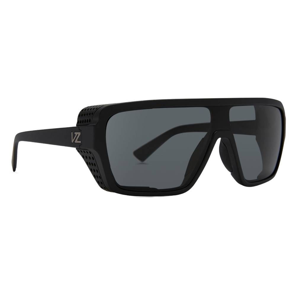Mens Defender Polarised Sunglasses In Black Satin