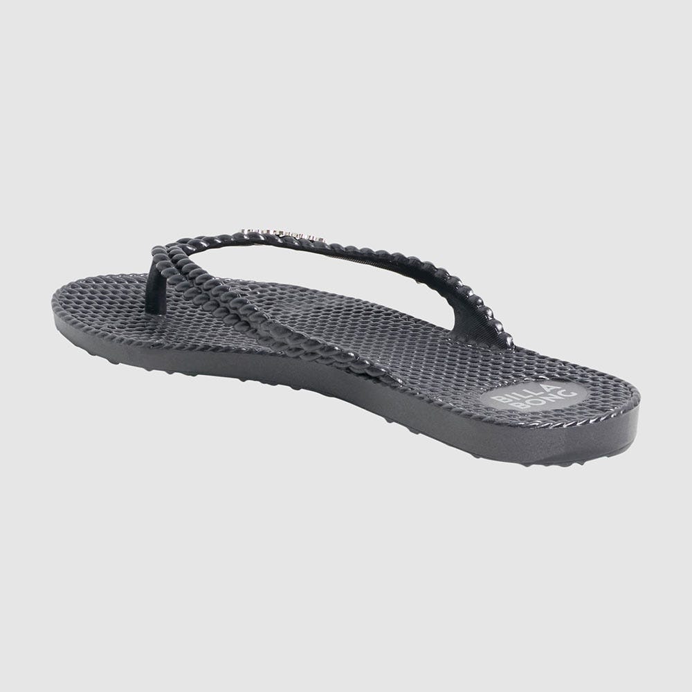 Womens Kick Back Metallic Thongs