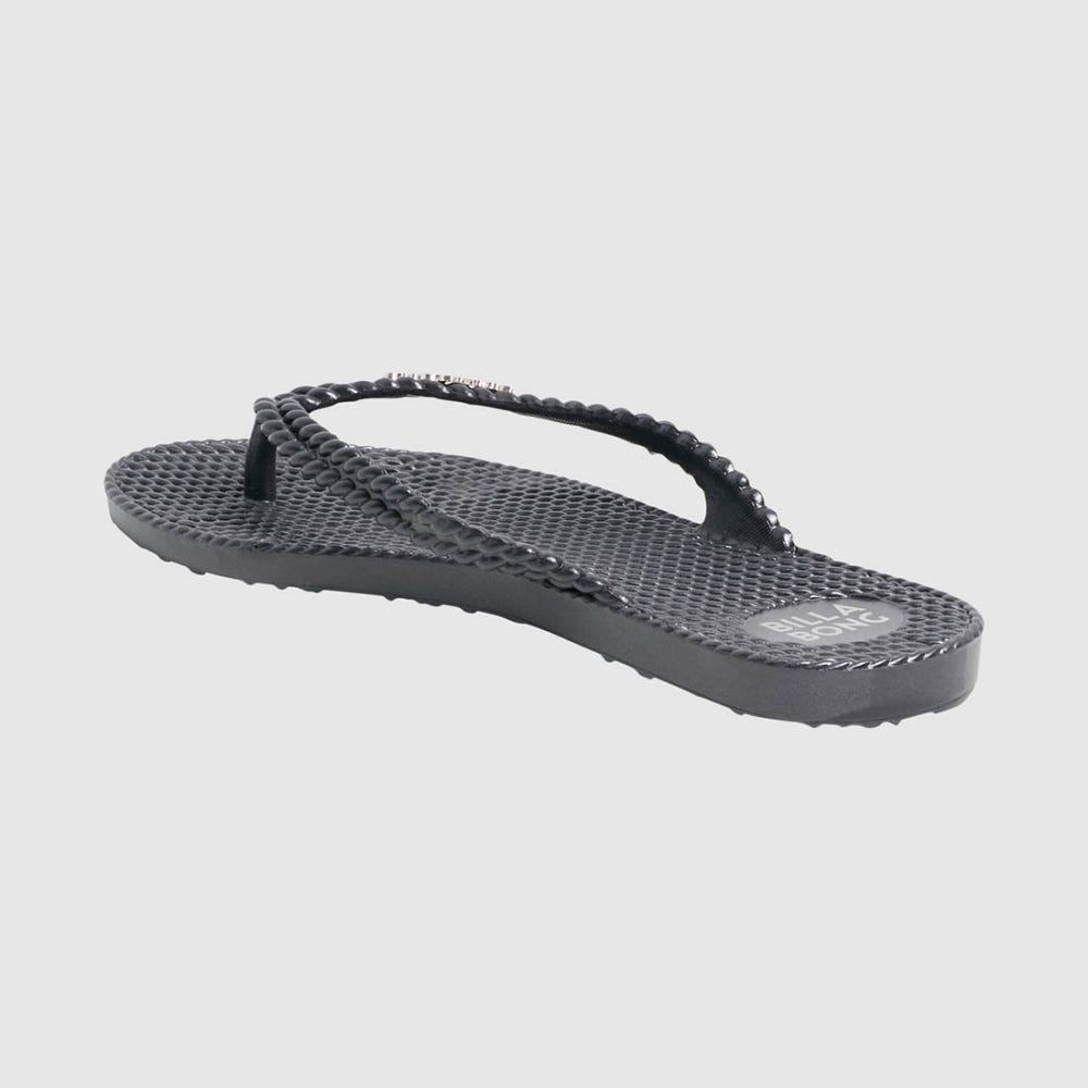 Womens Kick Back Metallic Thongs