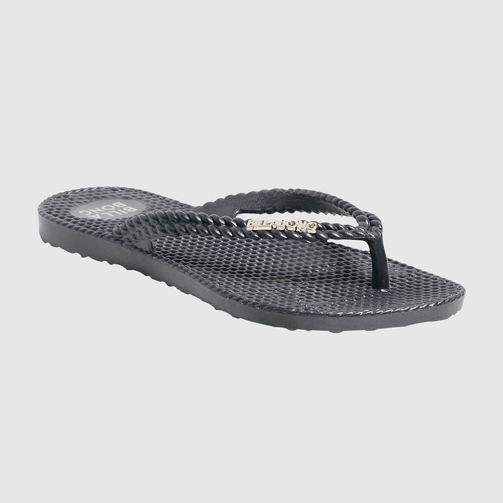 Womens Kick Back Metallic Thongs