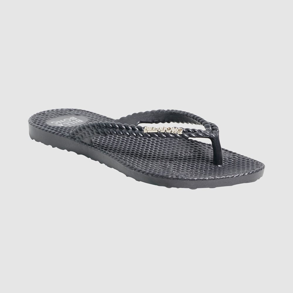 Womens Kick Back Metallic Thongs