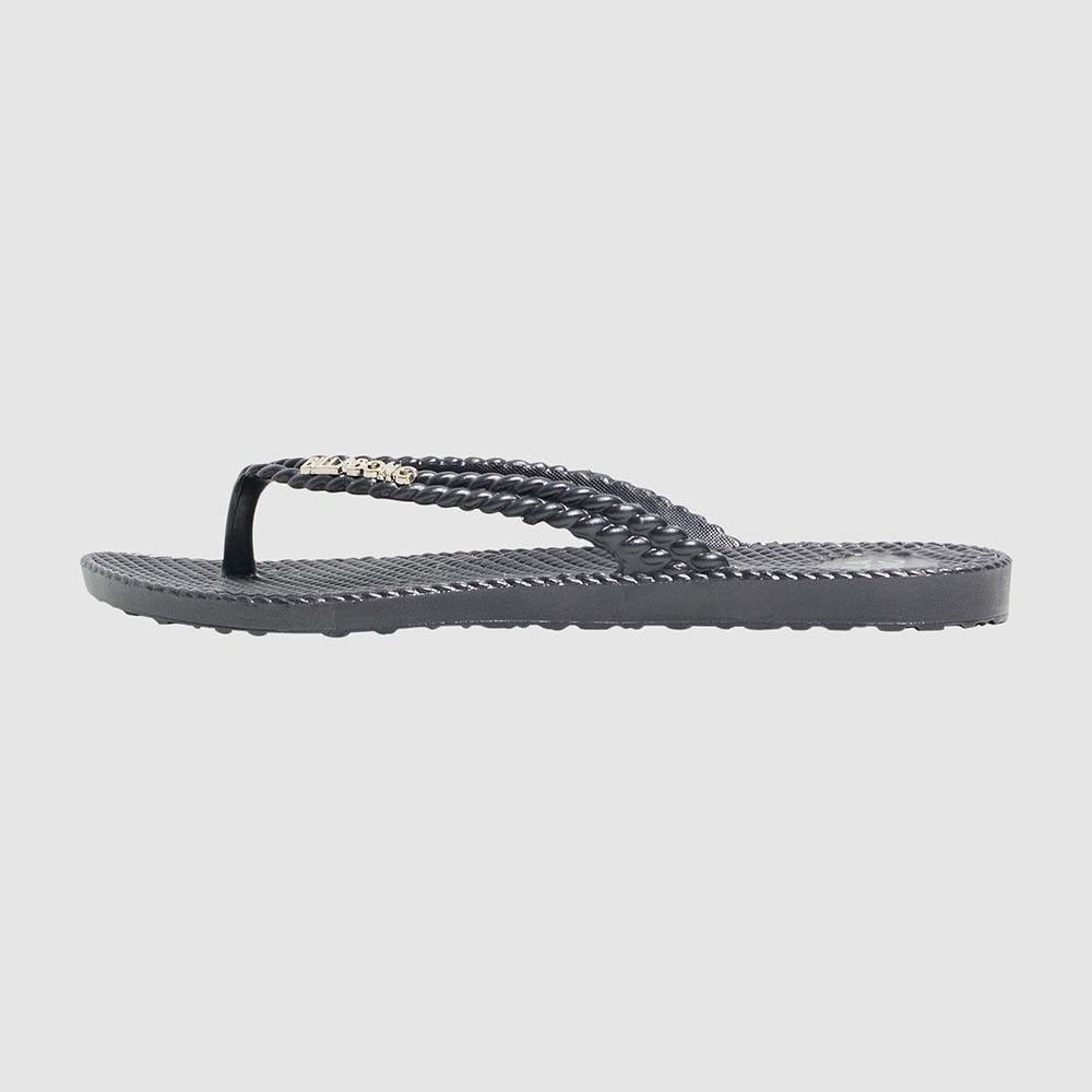 Womens Kick Back Metallic Thongs