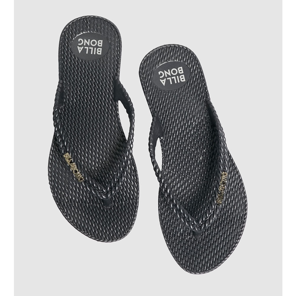 Womens Kick Back Metallic Thongs