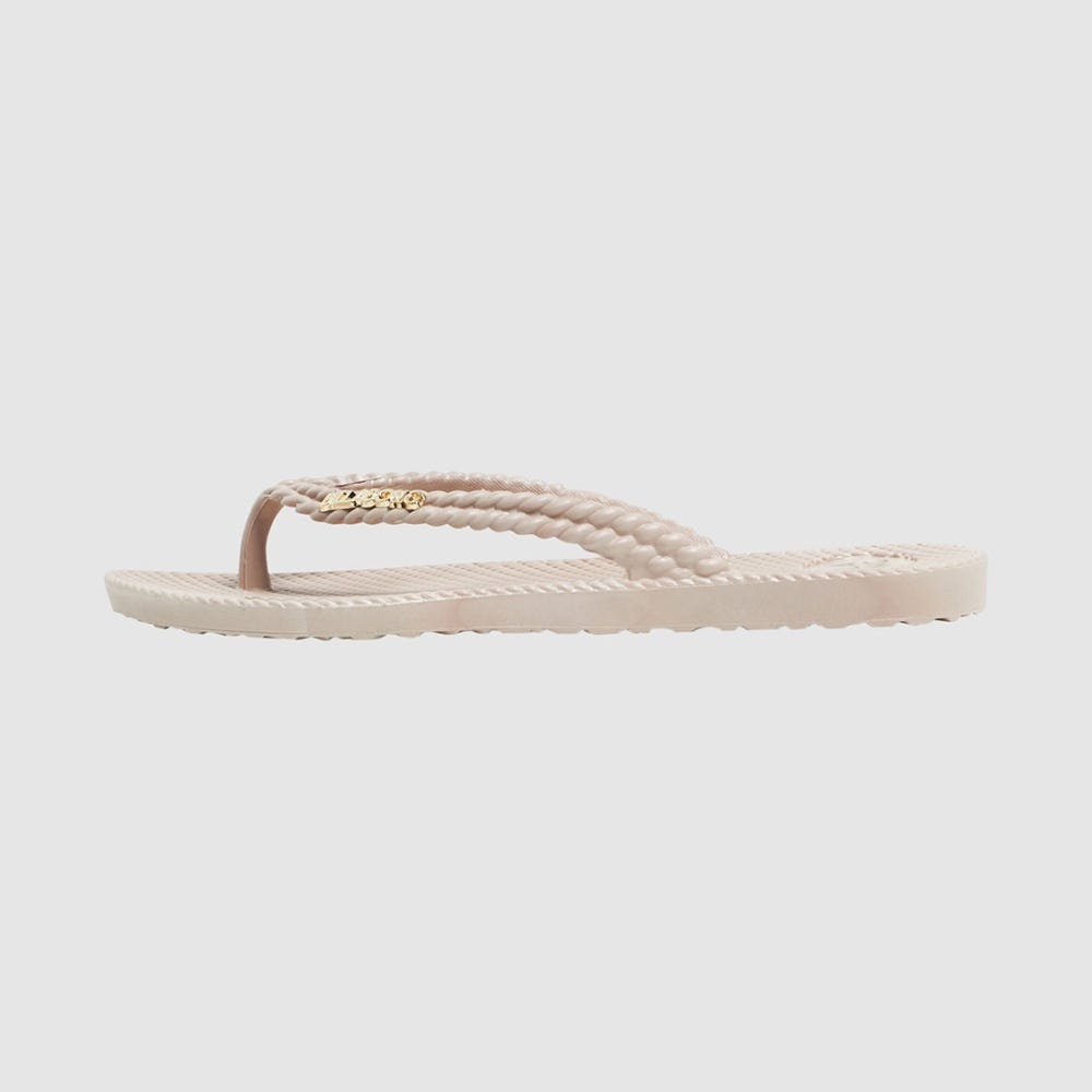 Billabong Kick Back Solid Thongs In Canvas