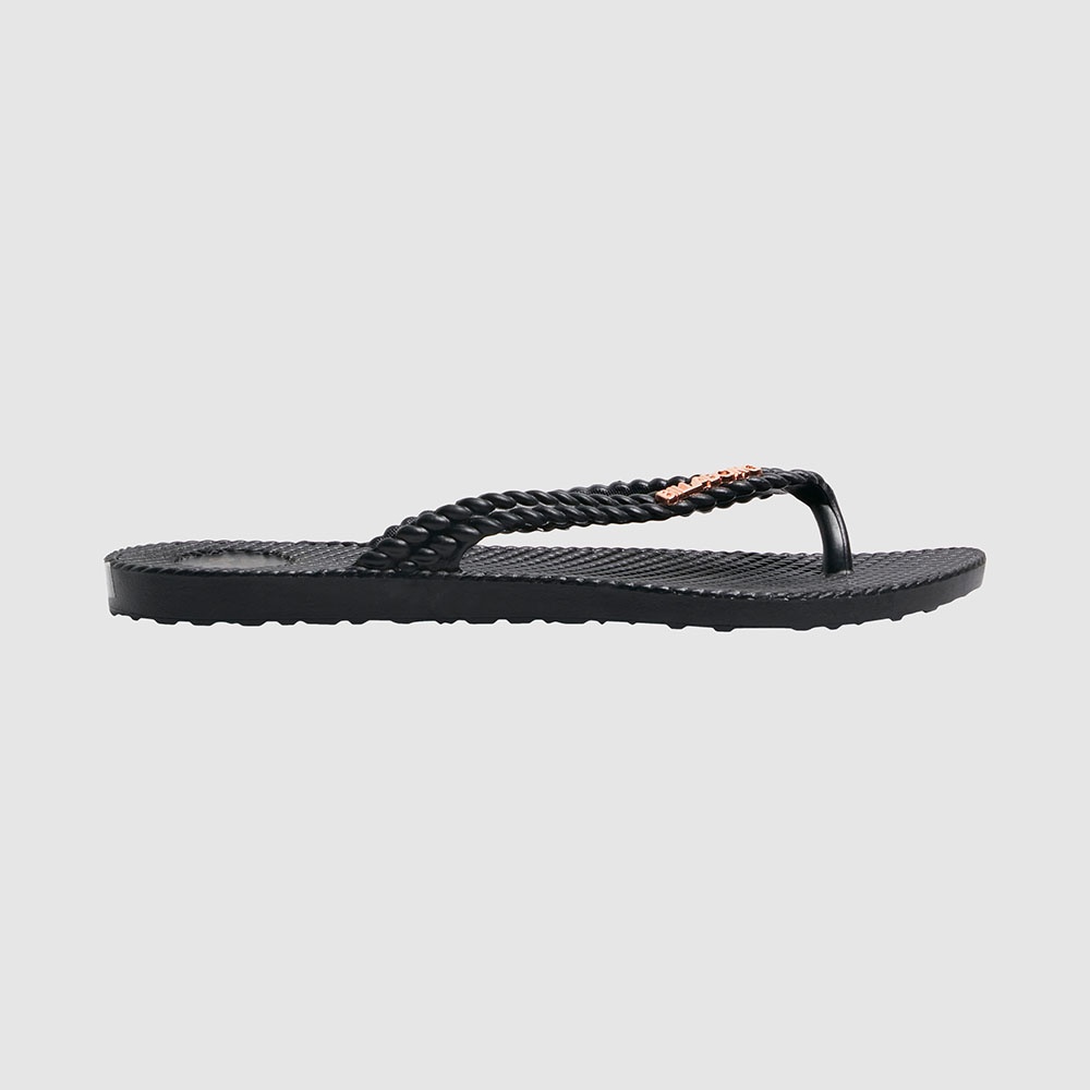 Womens Kick Back Solid Thongs