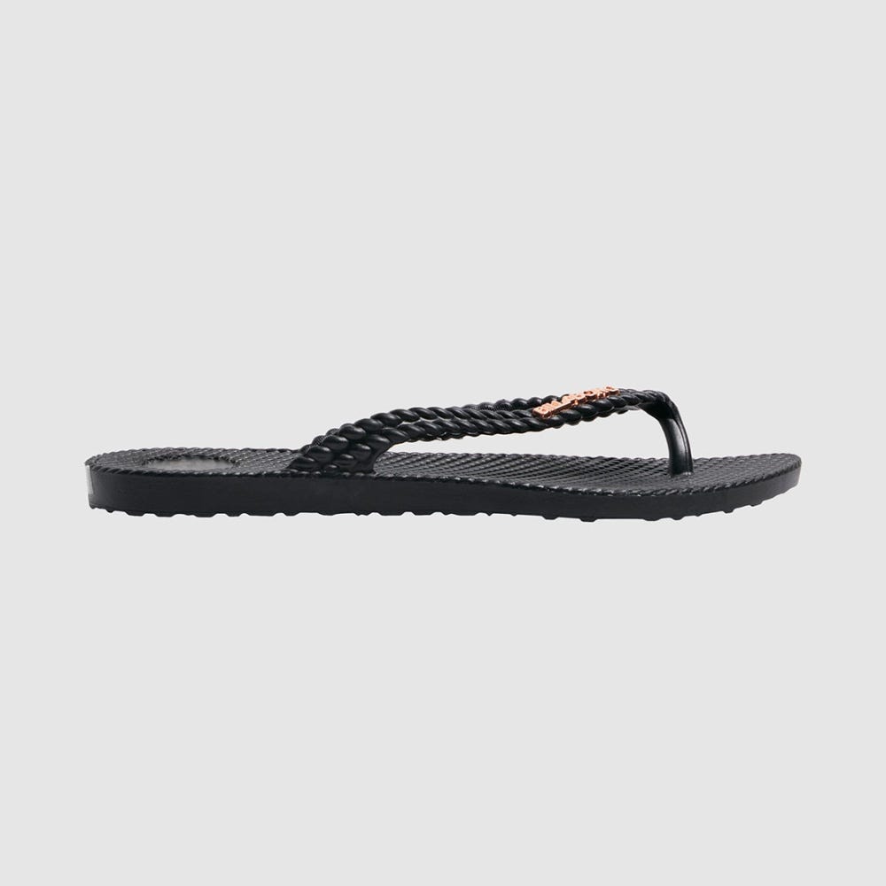 Womens Kick Back Solid Thongs