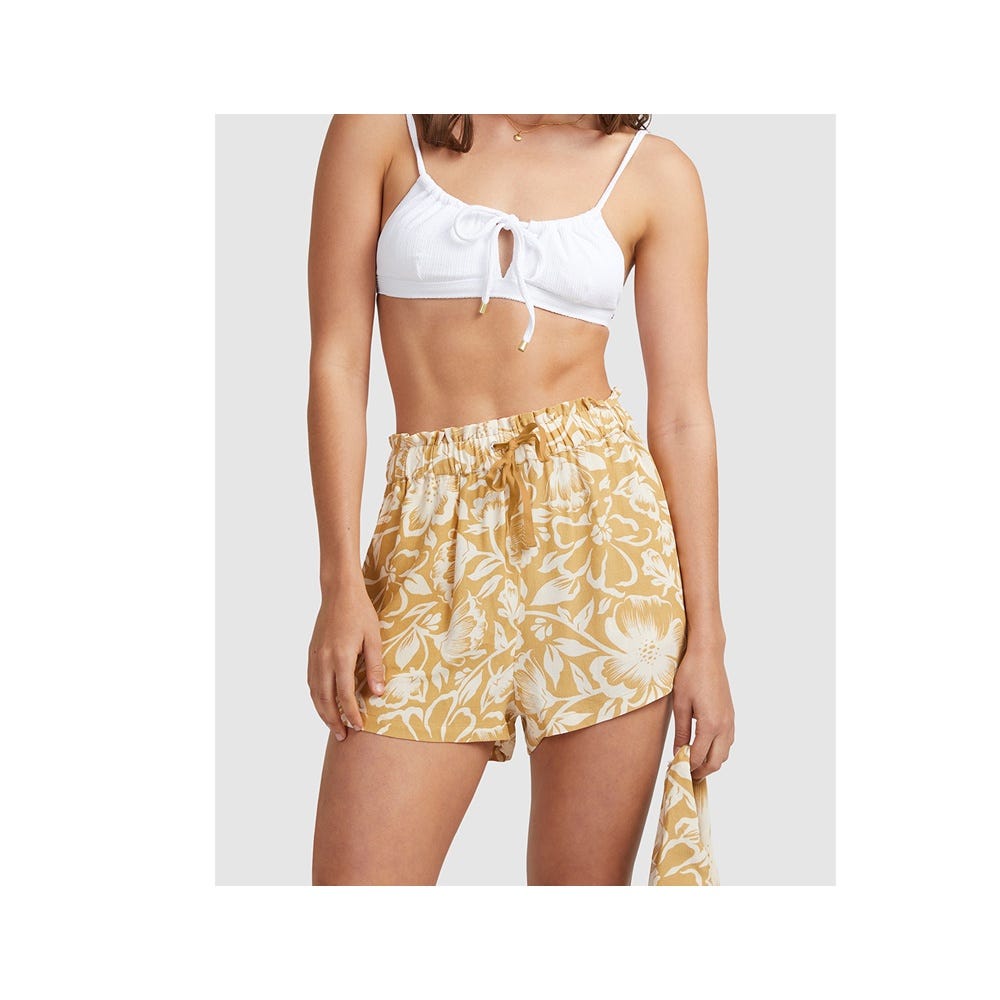 Womens Steph Claire Smith Babin High-Waist Elastic Shorts