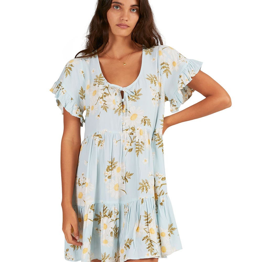 Womens Summer Field Tiered Dress
