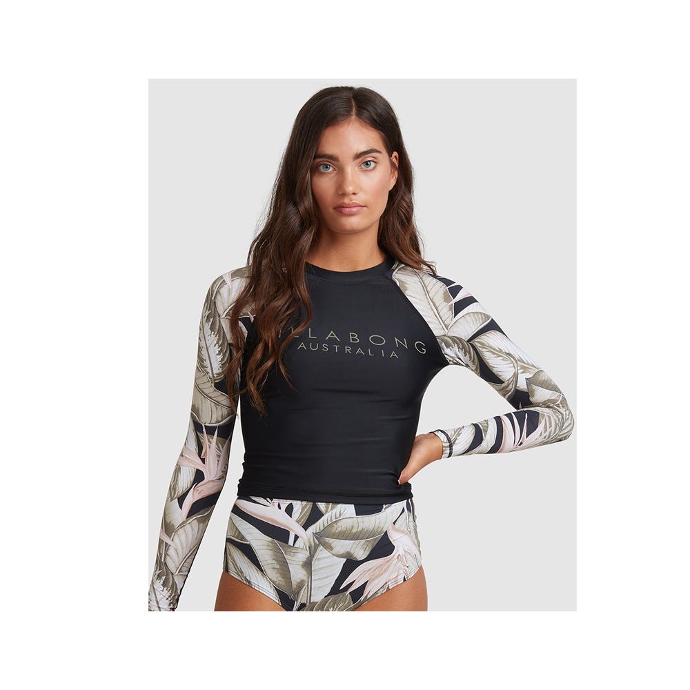Womens Hideaway Crop Rash Vest