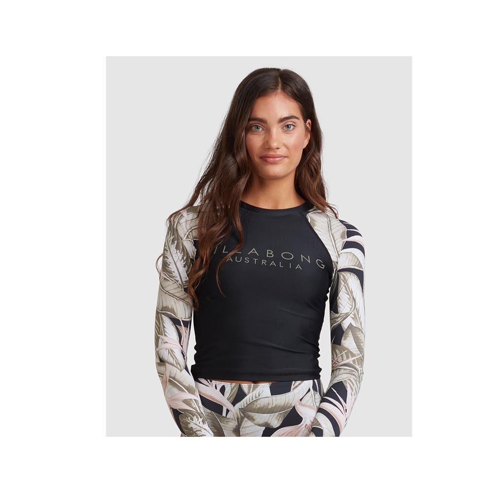 Womens Hideaway Crop Rash Vest
