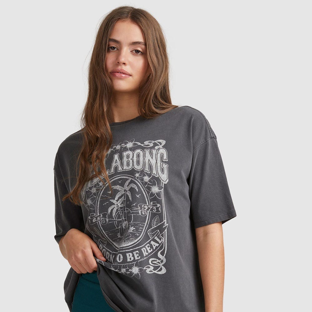 Womens Steph Claire Smith Feel Real Boyfriend T-Shirt