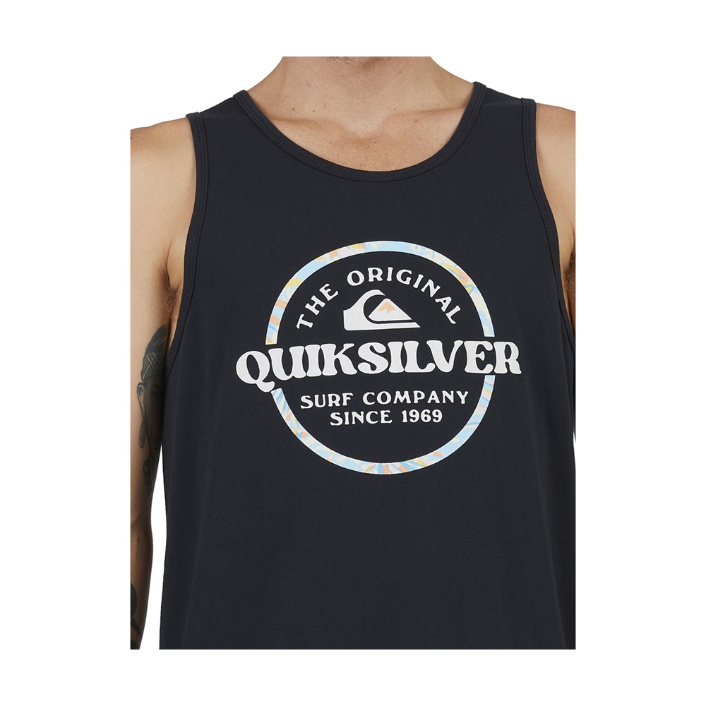 Mens Circled Tank M Tee In Black