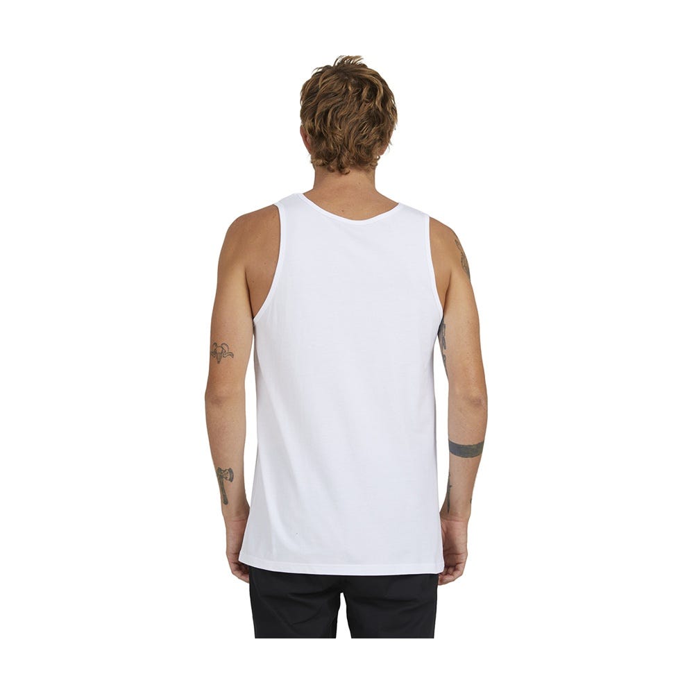 Mens Circled Tank M Tee In White