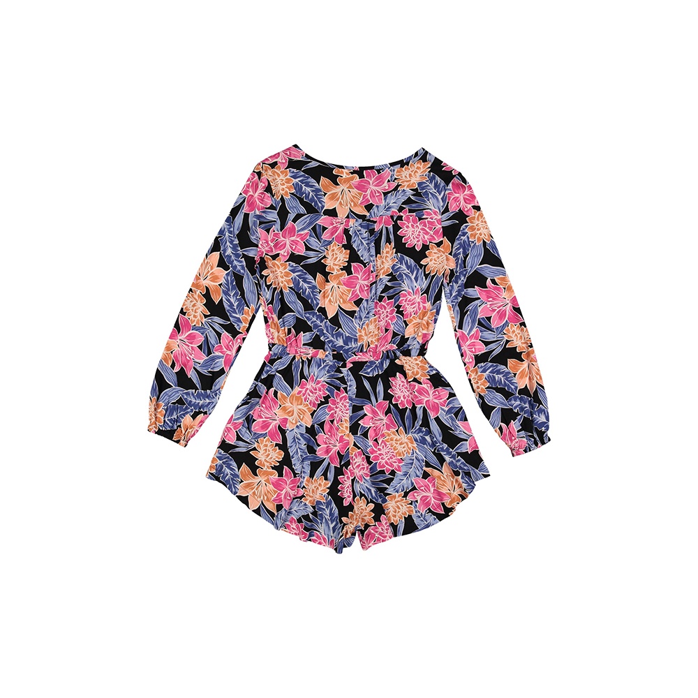 Womens Lunar Dance Long Sleeve Playsuit