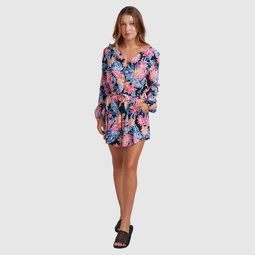 Womens Lunar Dance Long Sleeve Playsuit