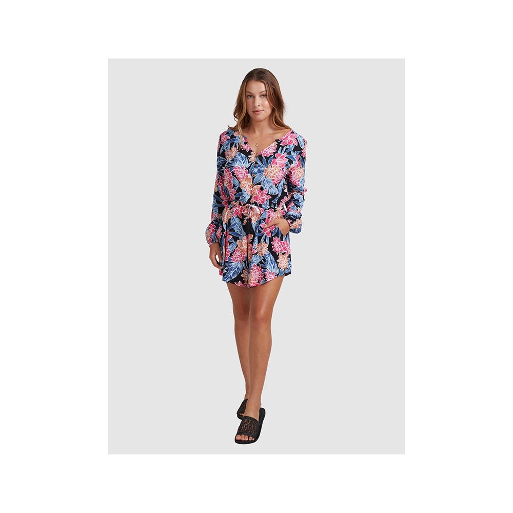 Womens Lunar Dance Long Sleeve Playsuit