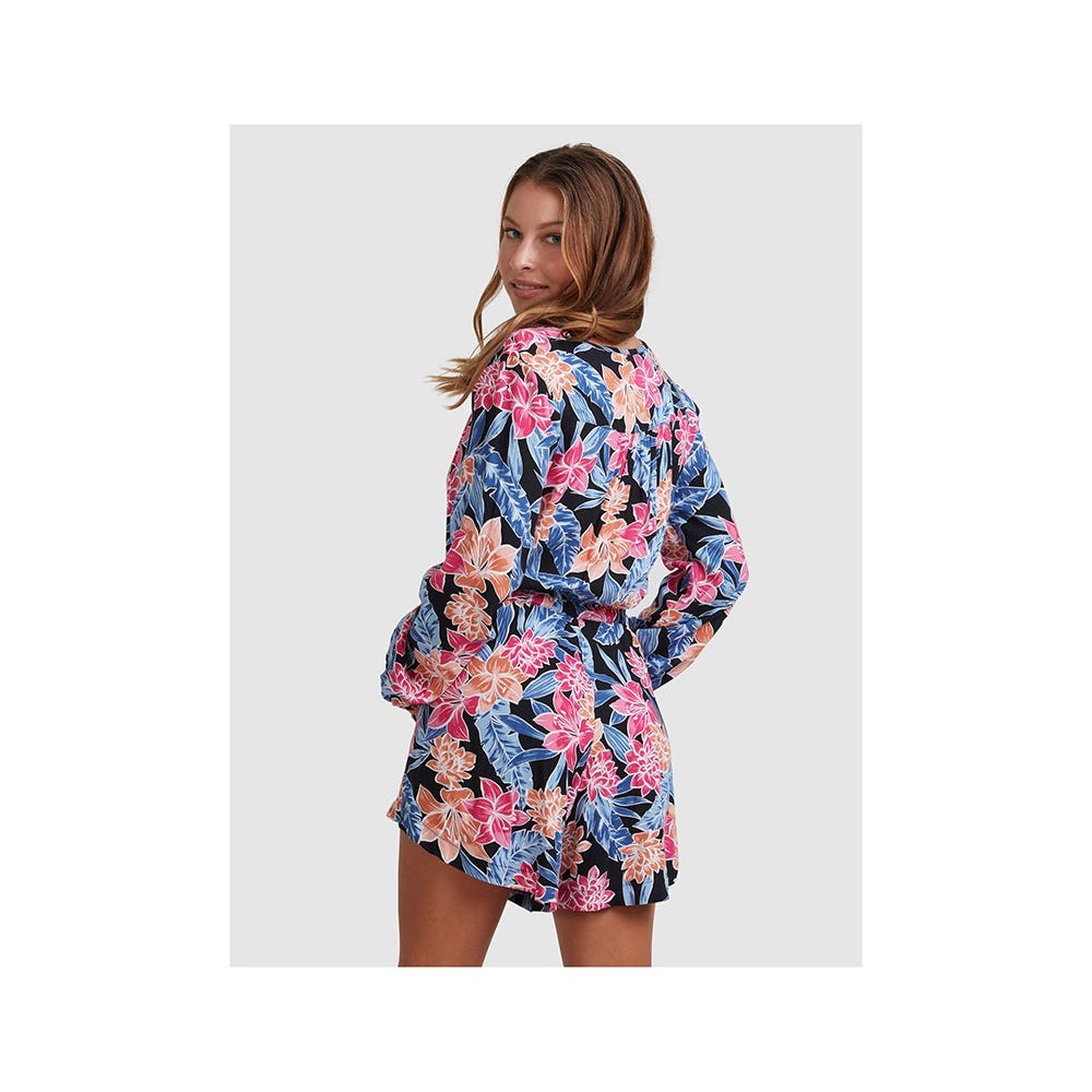Womens Lunar Dance Long Sleeve Playsuit
