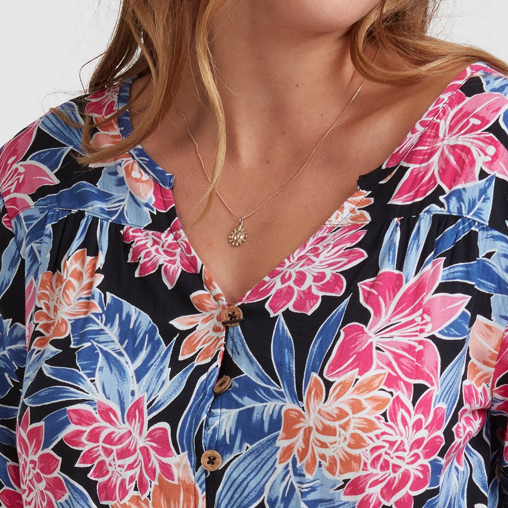 Womens Lunar Dance Long Sleeve Playsuit