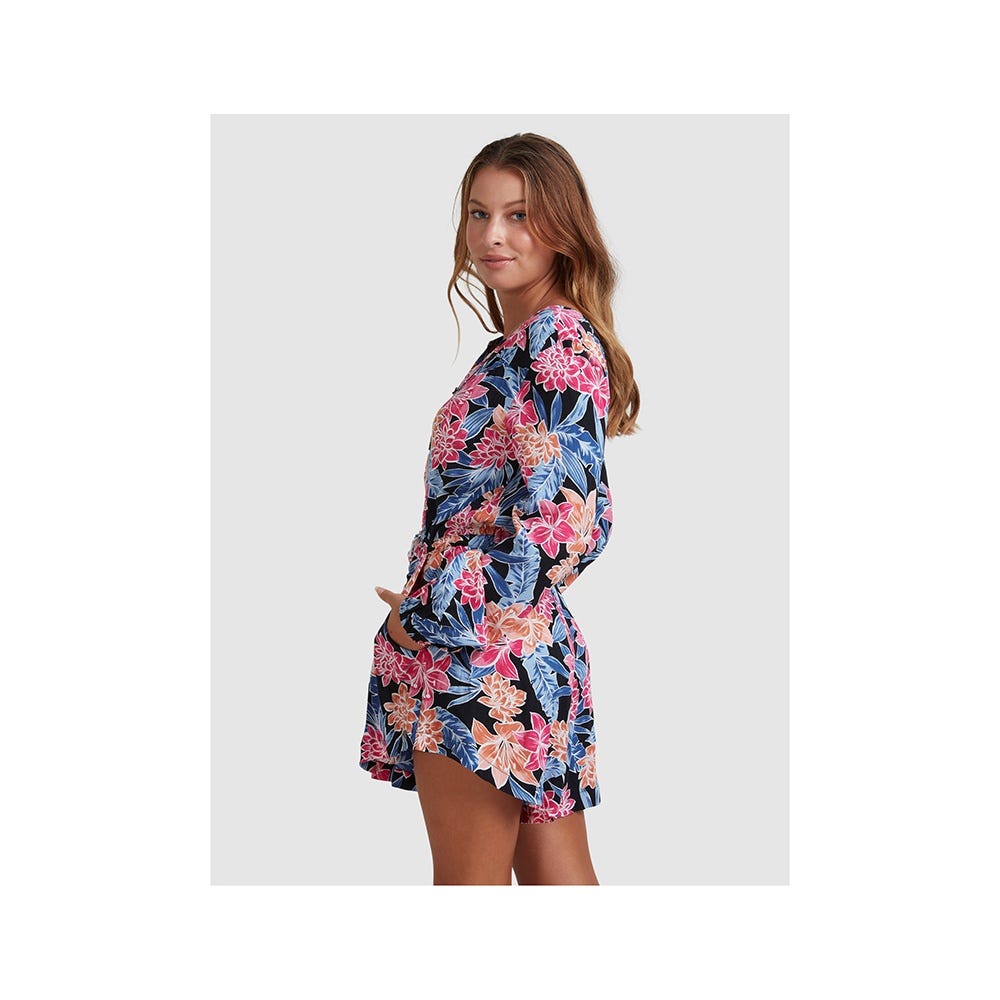 Womens Lunar Dance Long Sleeve Playsuit