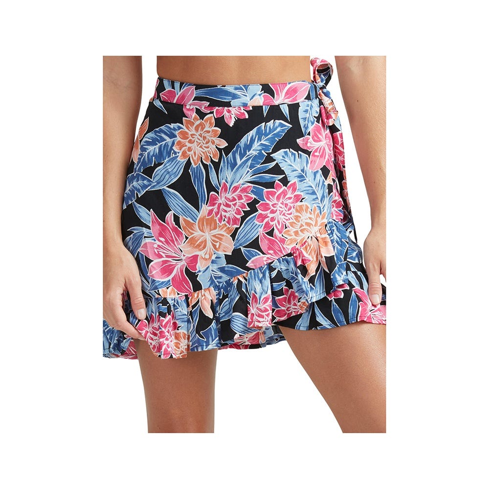 Womens Easy To Love Mini Wrap Skirt